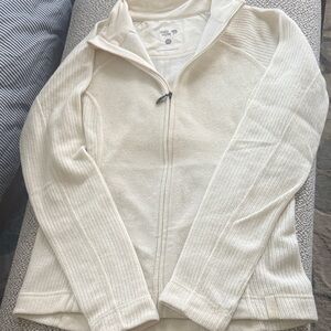 Mountain Hard Wear Cream Full-Zip Sweater Jacket